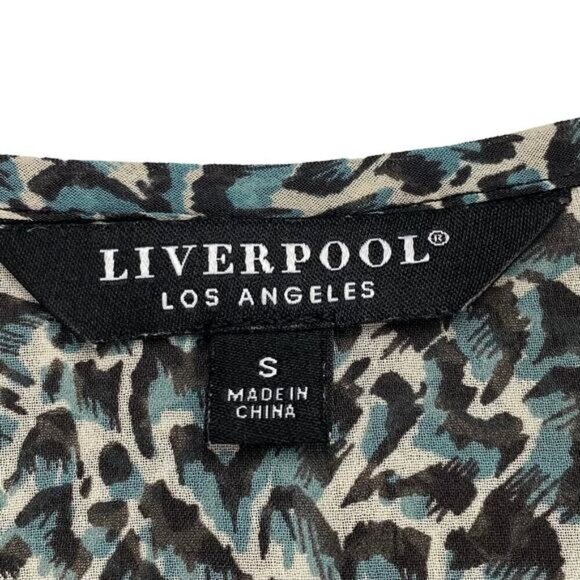 LIVERPOOL Los Angeles Double Layer Sleeveless Woven Shell Blouse Sz Small - Picture 5 of 11